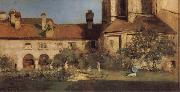 William Merritt Chase The Cloisters oil painting on canvas